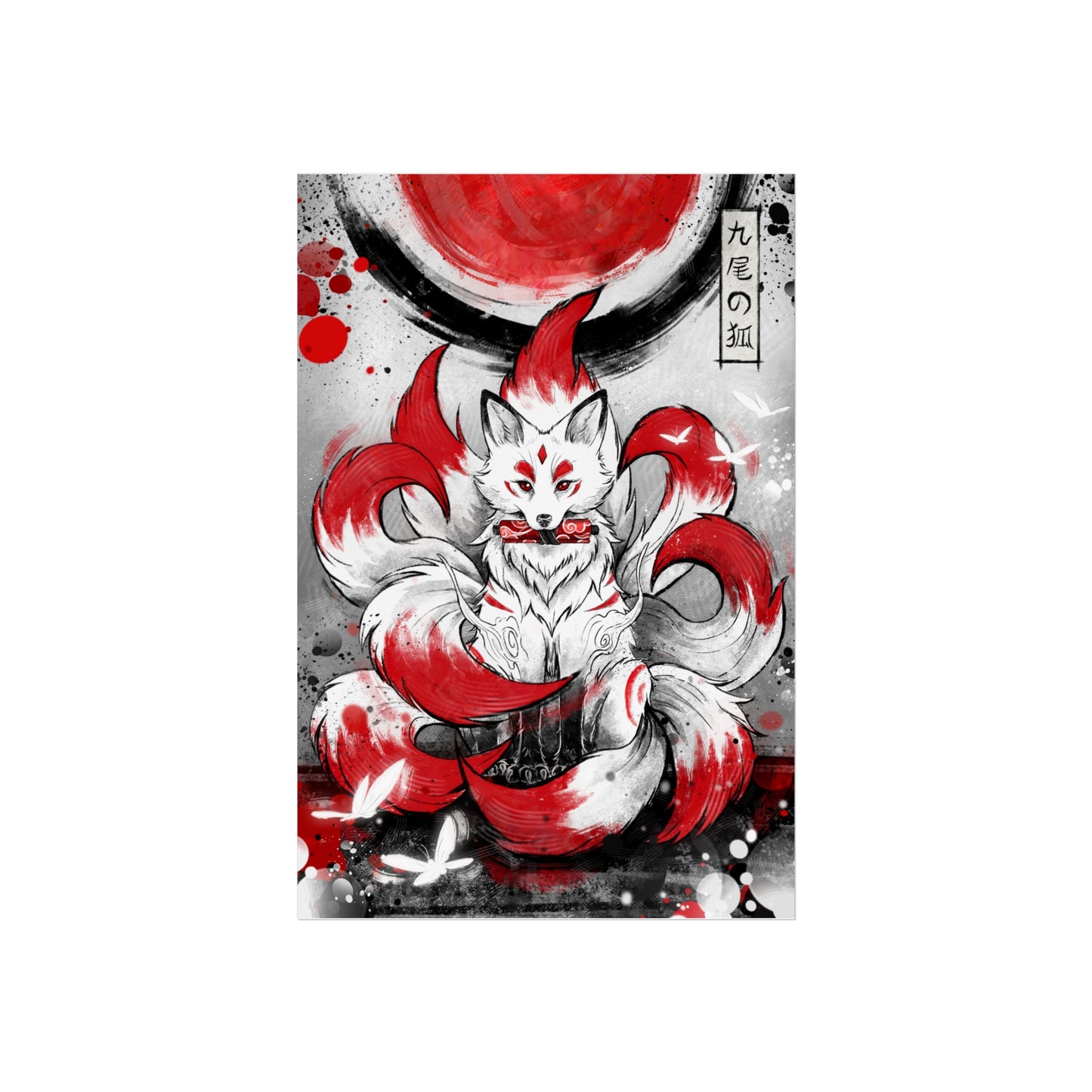 Spirit of the Nine Tails - Japanese Fine Art Print