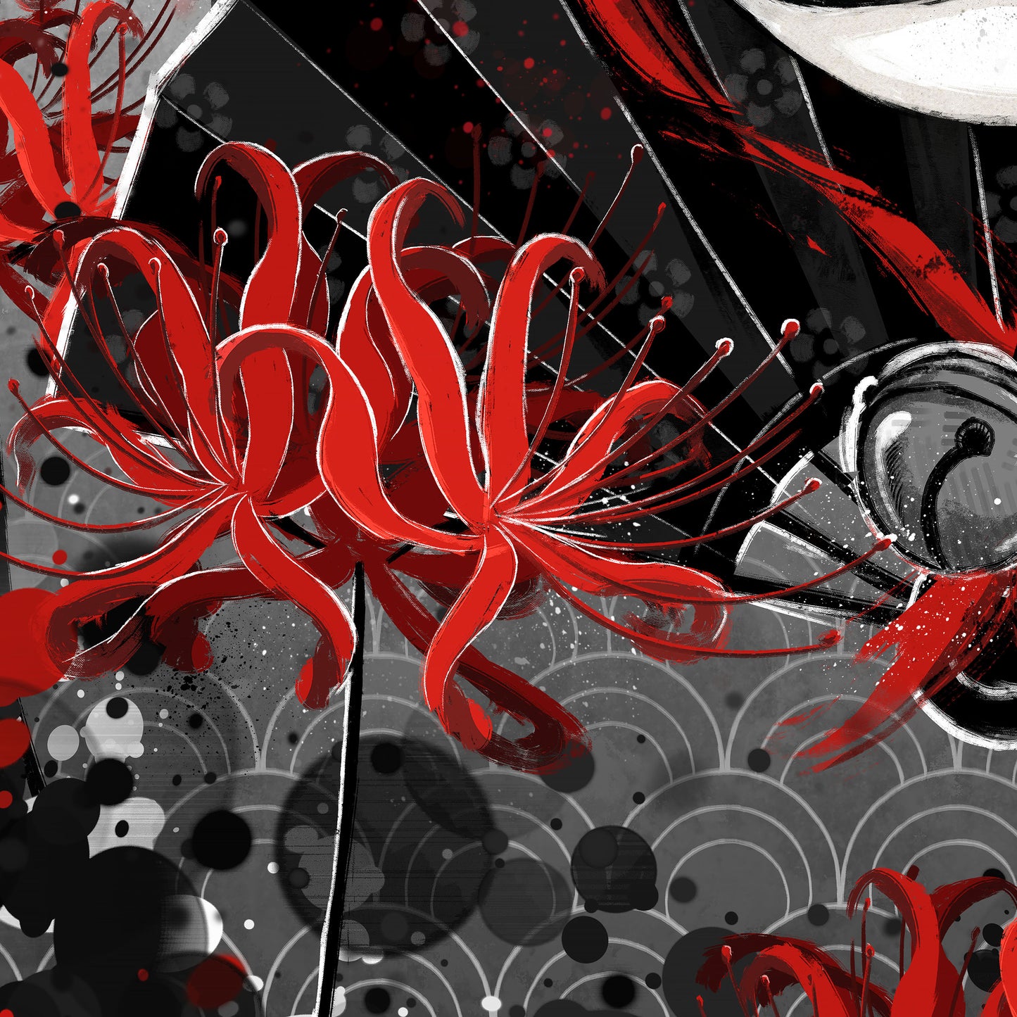 Messenger of the Spider Lily - Matte Canvas, Stretched, 0.75"