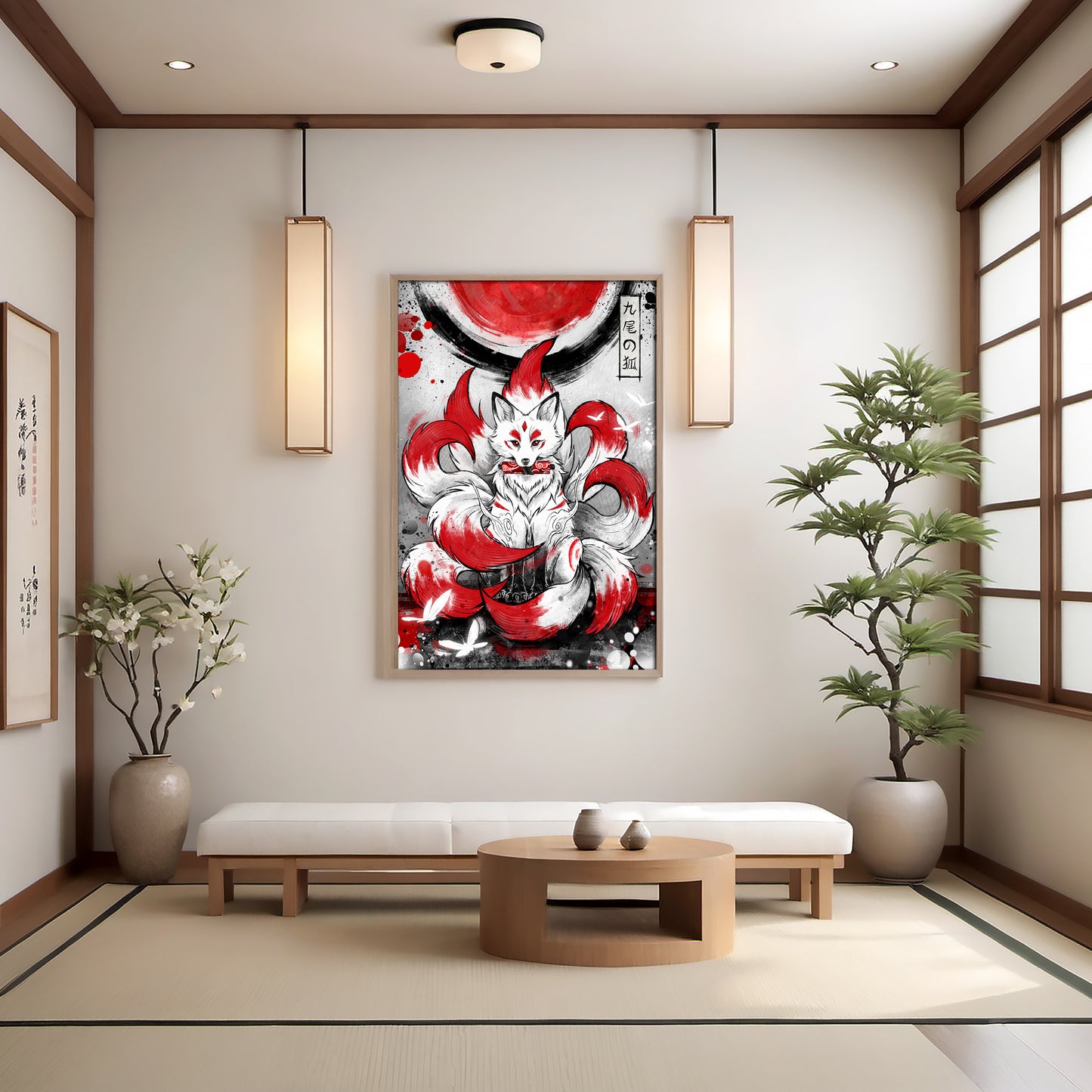 Spirit of the Nine Tails - Japanese Fine Art Print