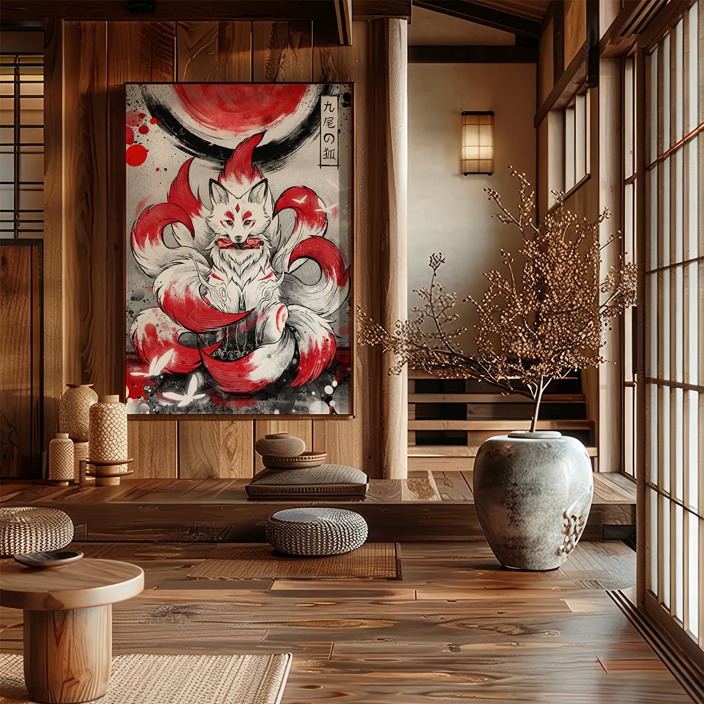 Spirit of the Nine Tails - Japanese Fine Art Print