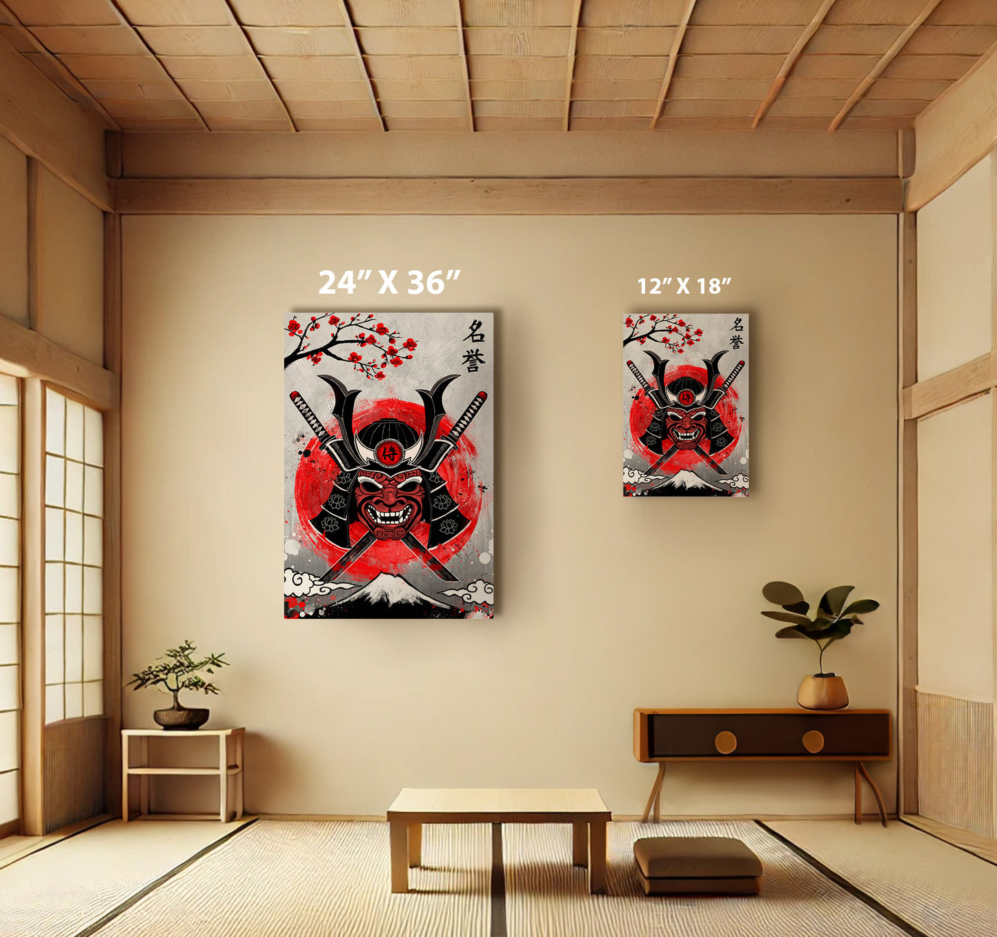 Guardian of the Twin Blades - Matte Canvas, Stretched, 0.75"