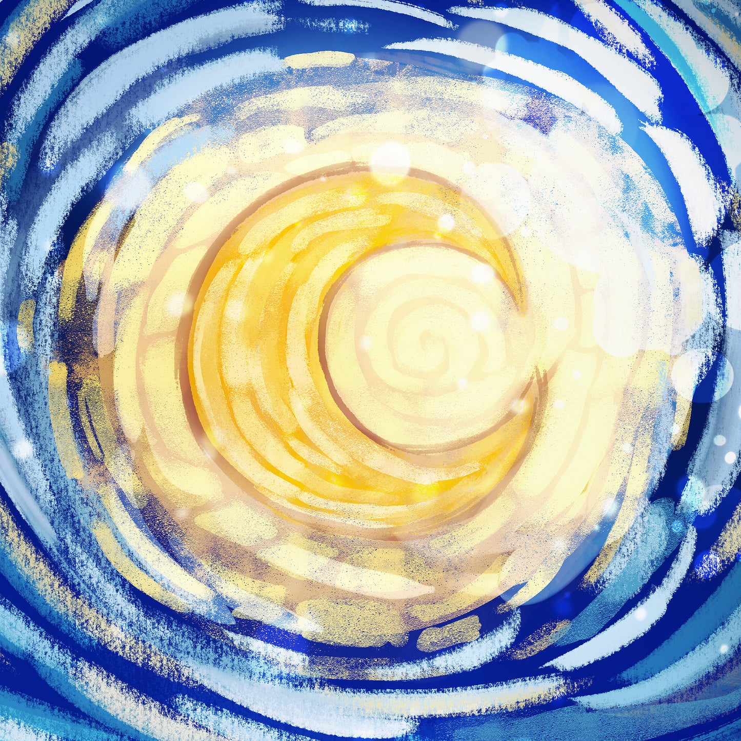 The Starry Wave Temple - Japanese Fine Art Print