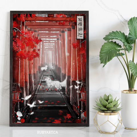 Japan Fushimi Inari - Art Print