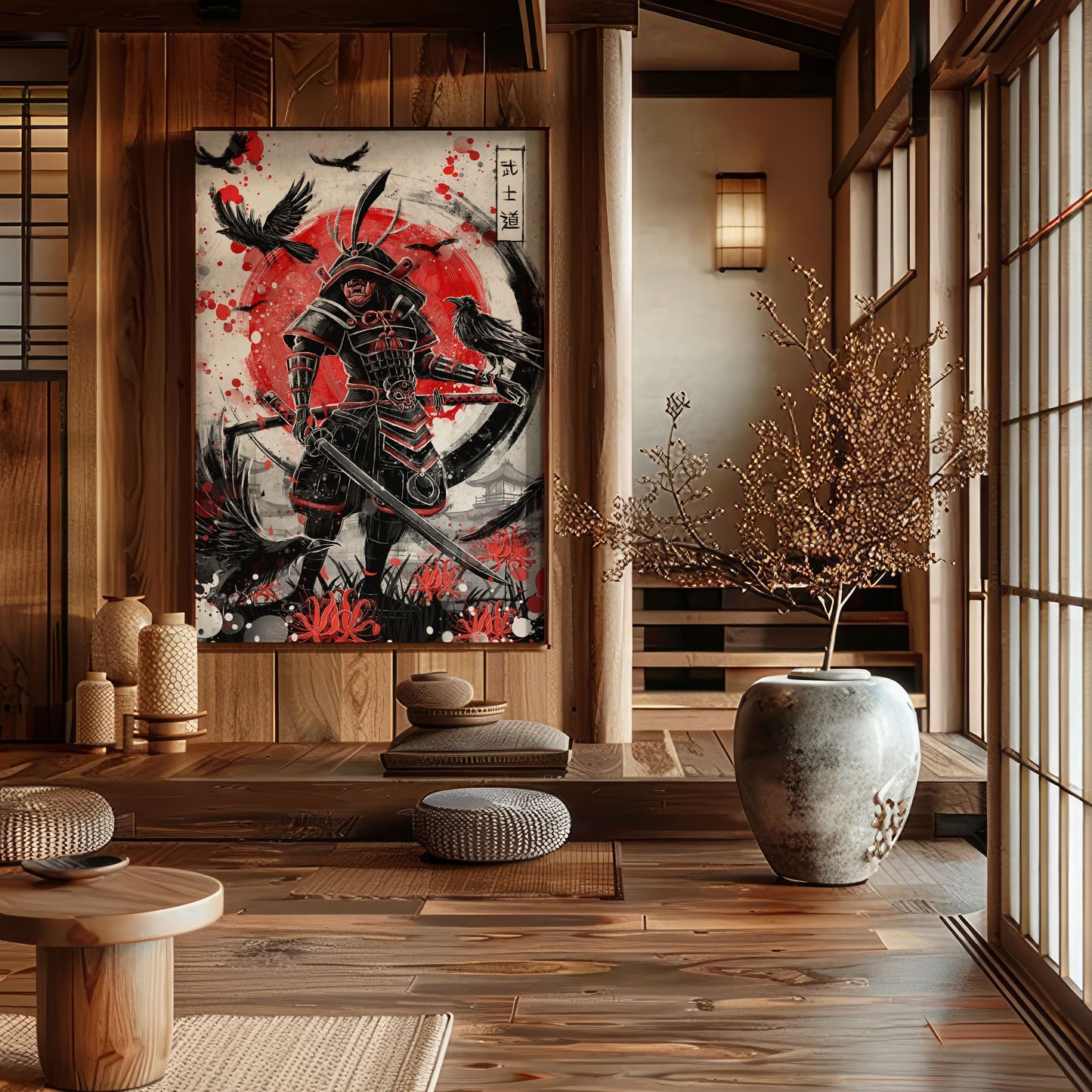 Bushido's Shadow - Japanese Fine Art Print