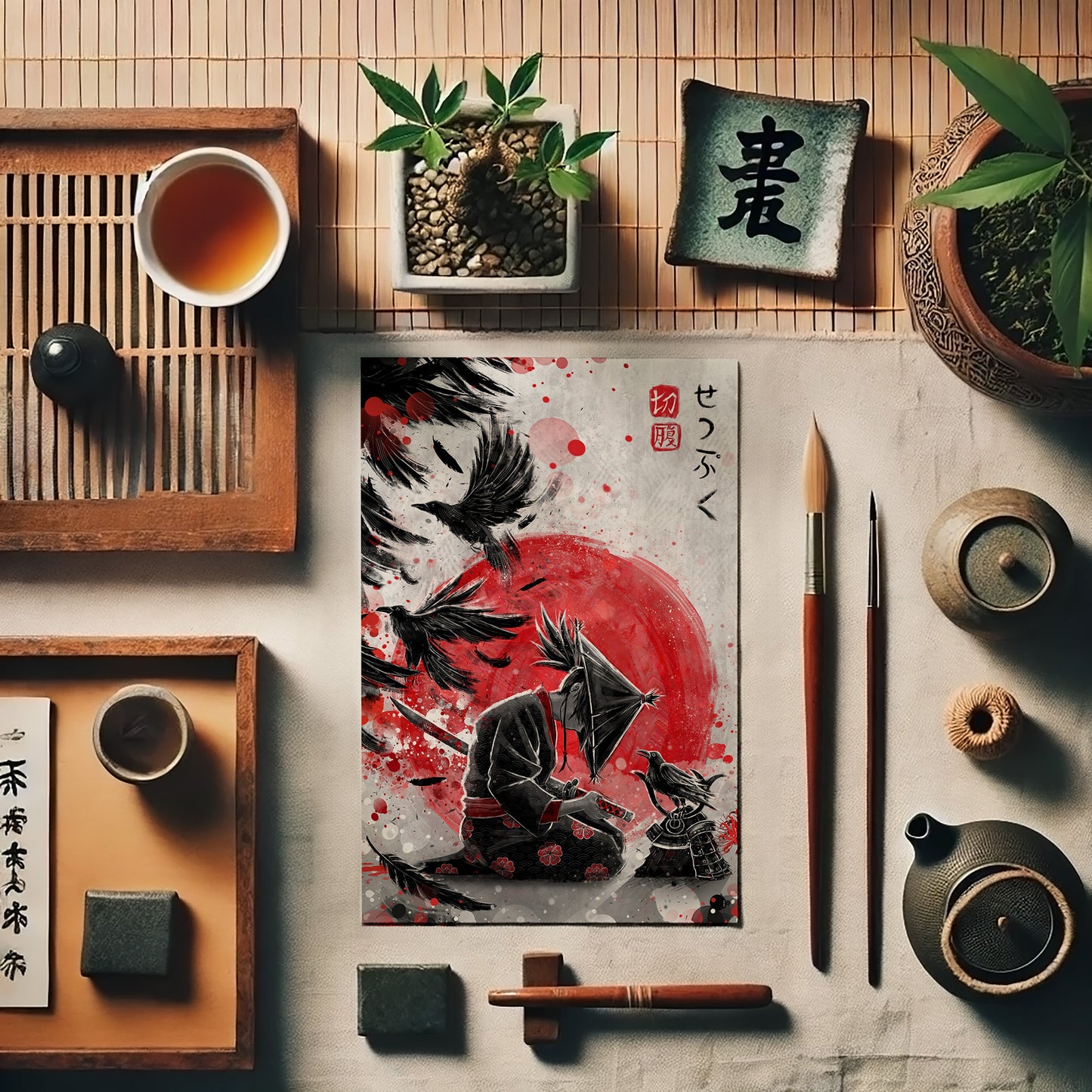 Wings of Bushido’s End - Japanese Fine Art Print