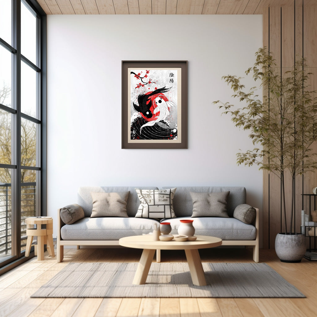 Duality of the Rising Sun - Japanese Fine Art Print