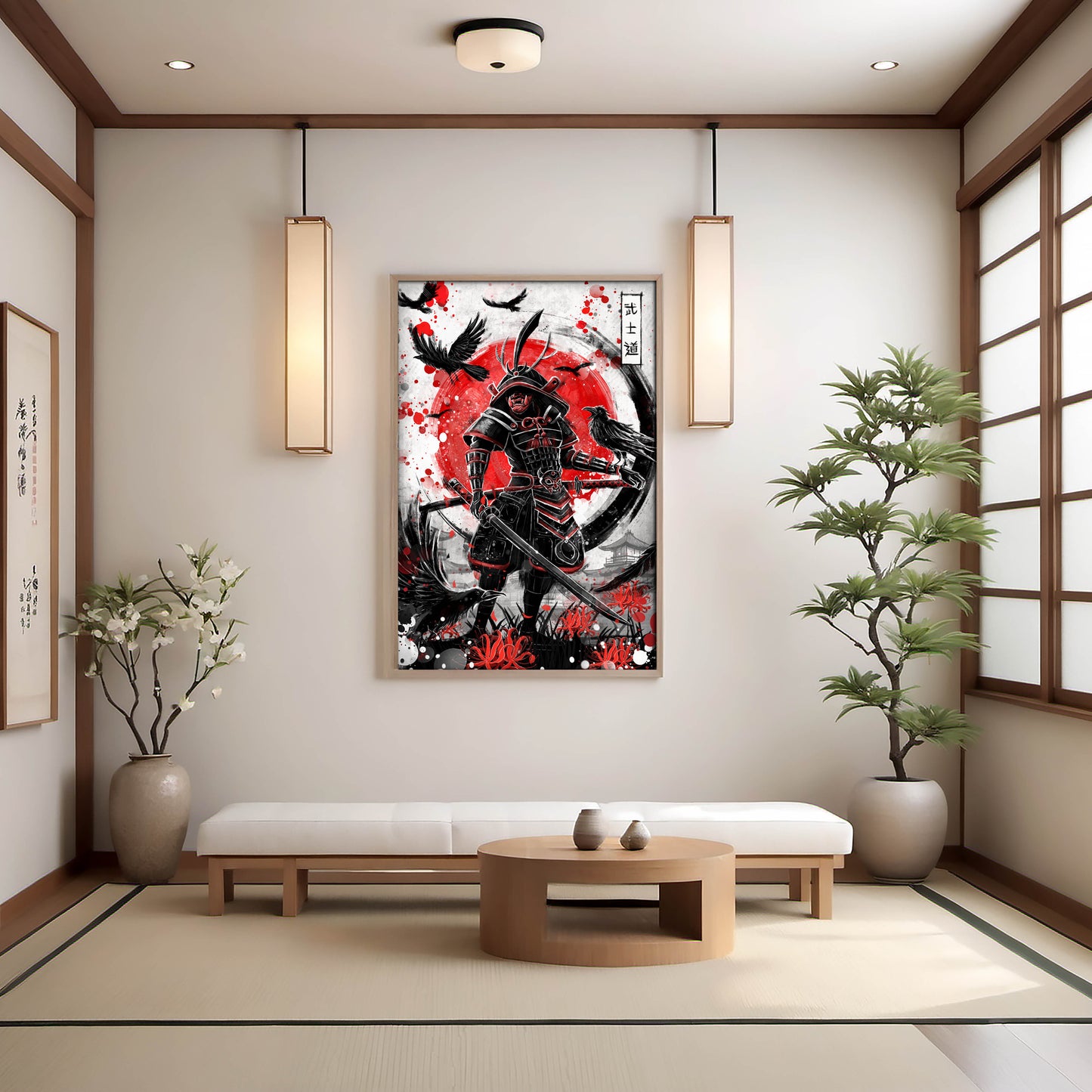 Bushido's Shadow - Japanese Fine Art Print