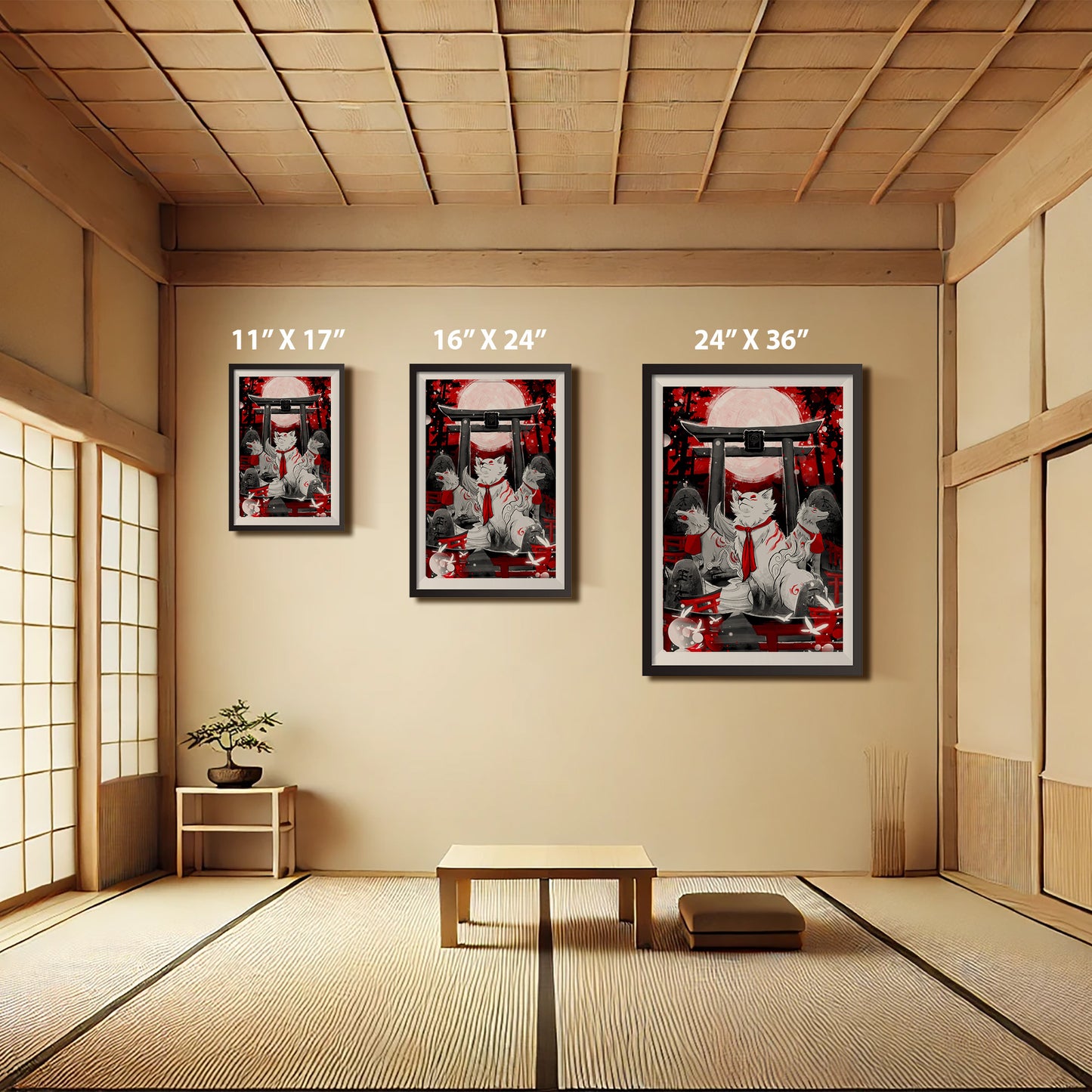 Otsuka Inari - Watercolor Print