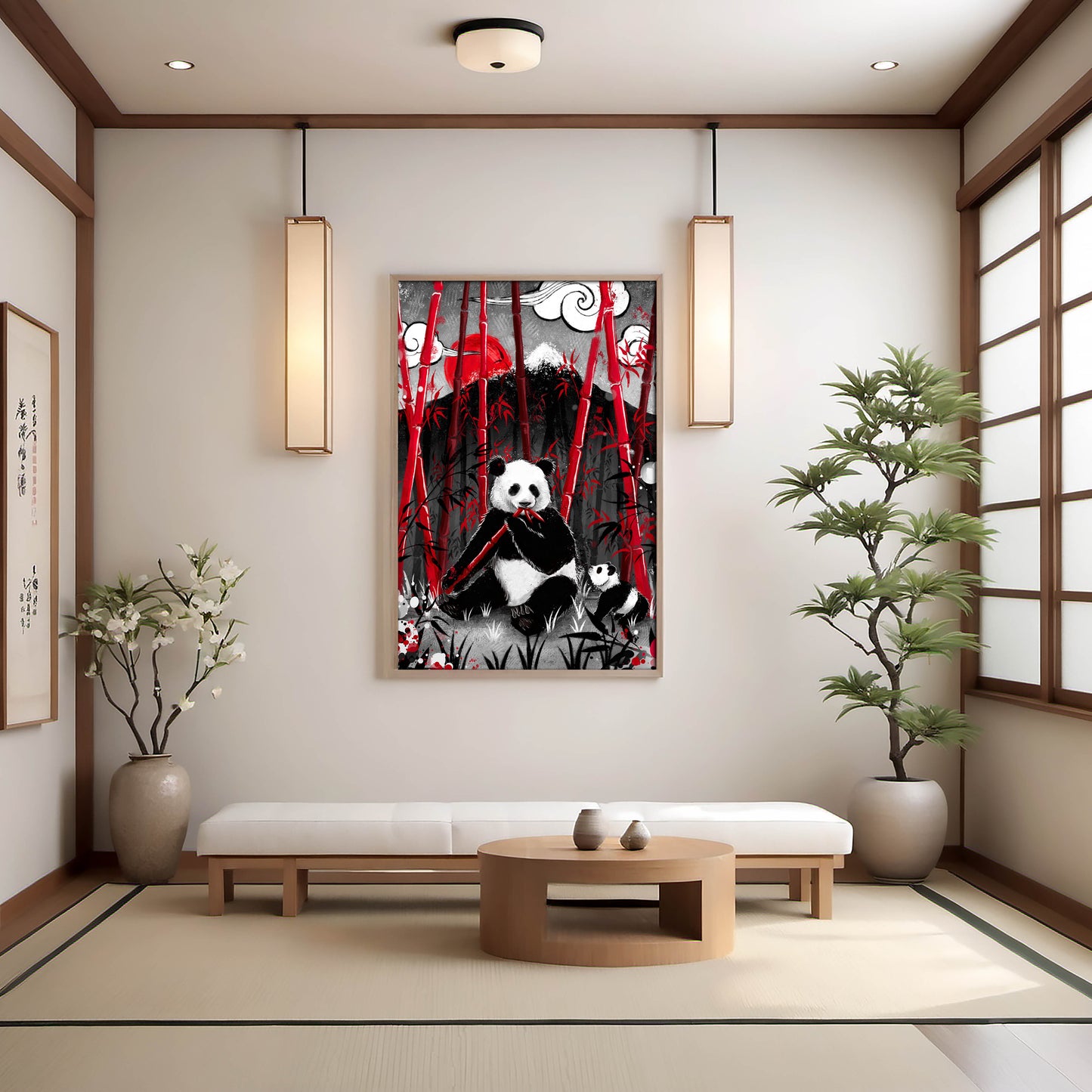 Dawn of the Bamboo Guardians - Japanese Fine Art Print