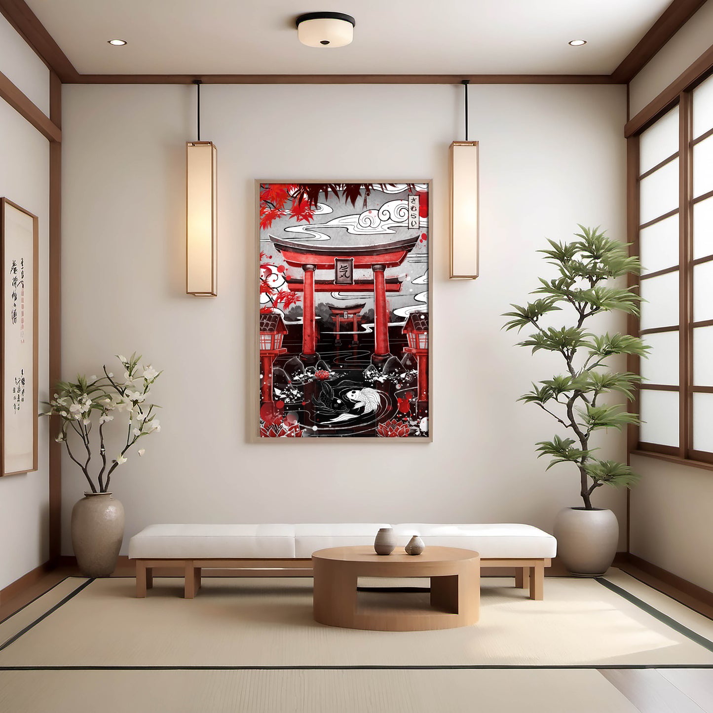 Gate of Tranquil Opposites - Japanese Fine Art Print