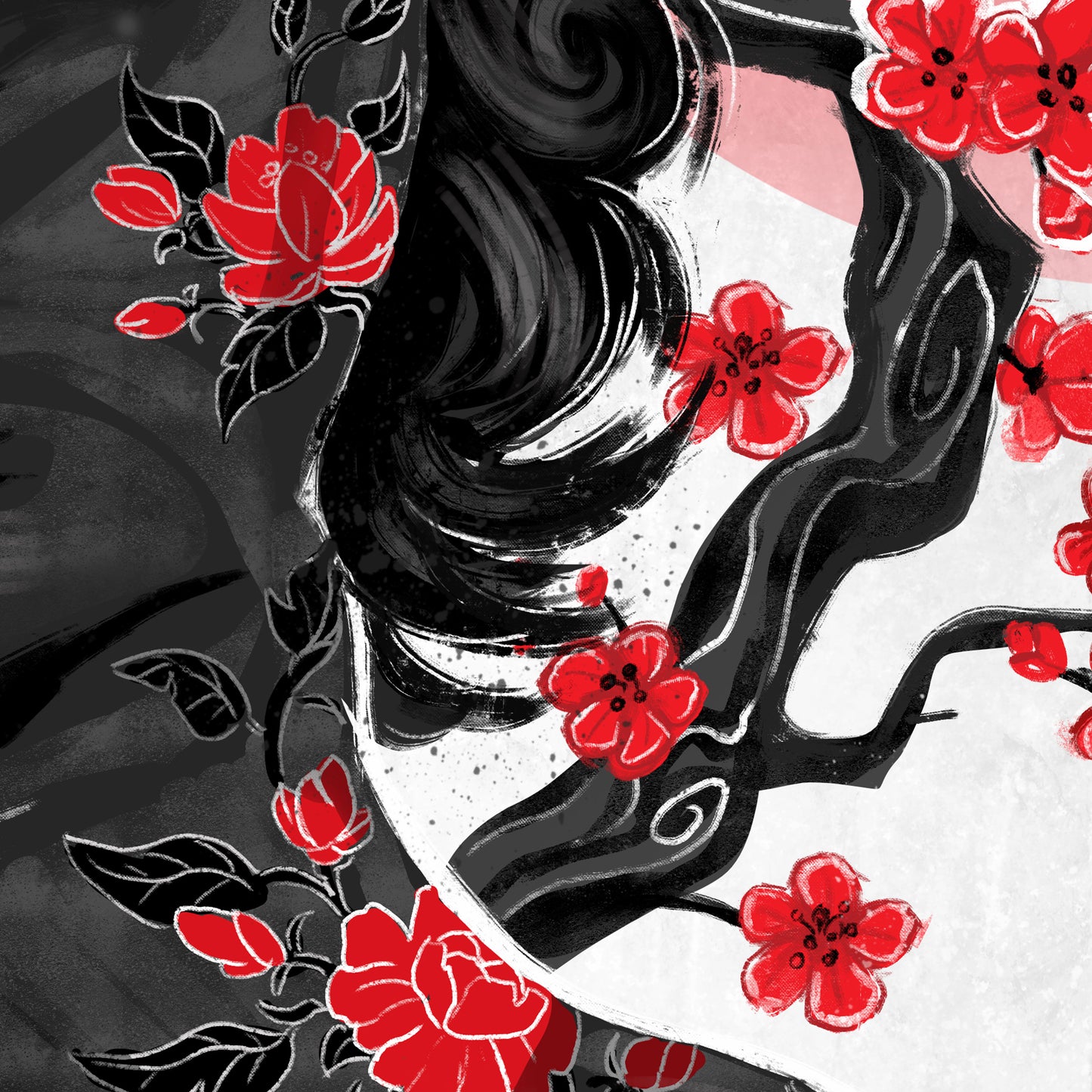 Fire Horse - Japanese Fine Art Print