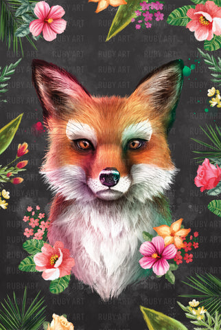 Spring Collection - Fox Art Print