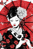 Japan Geisha Art Print