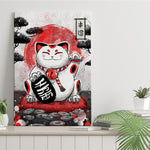 Japan - Lucky Cat- Canvas Print