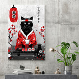 Japan - Sushi Cat - Canvas Print