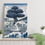 Japan Blue - Choju-giga - Canvas Print