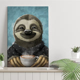 Morning Sloth - Canvas Print