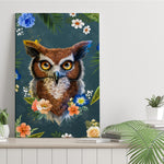 Spring Collection - Owl - Canvas Print