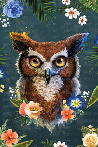 Spring Collection - Owl Art Print