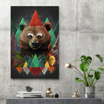 Spring Collection Bear - Canvas Print