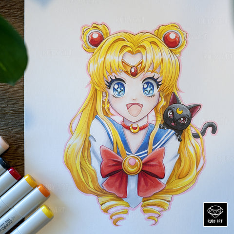 Sailor Moon - Original Copic