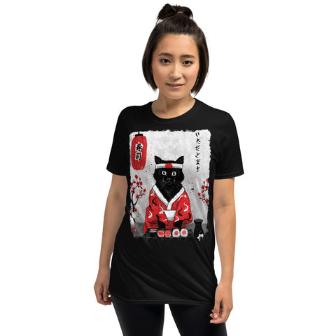 Japan Sushi Cat Unisex T-Shirt